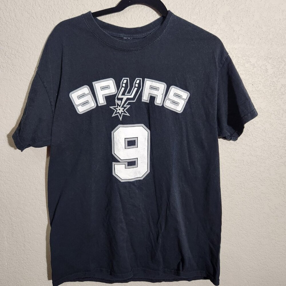 San Antonio Spurs Shirt Mens Large NBA Basketball Tony Parker 9 Tee T-Shirt